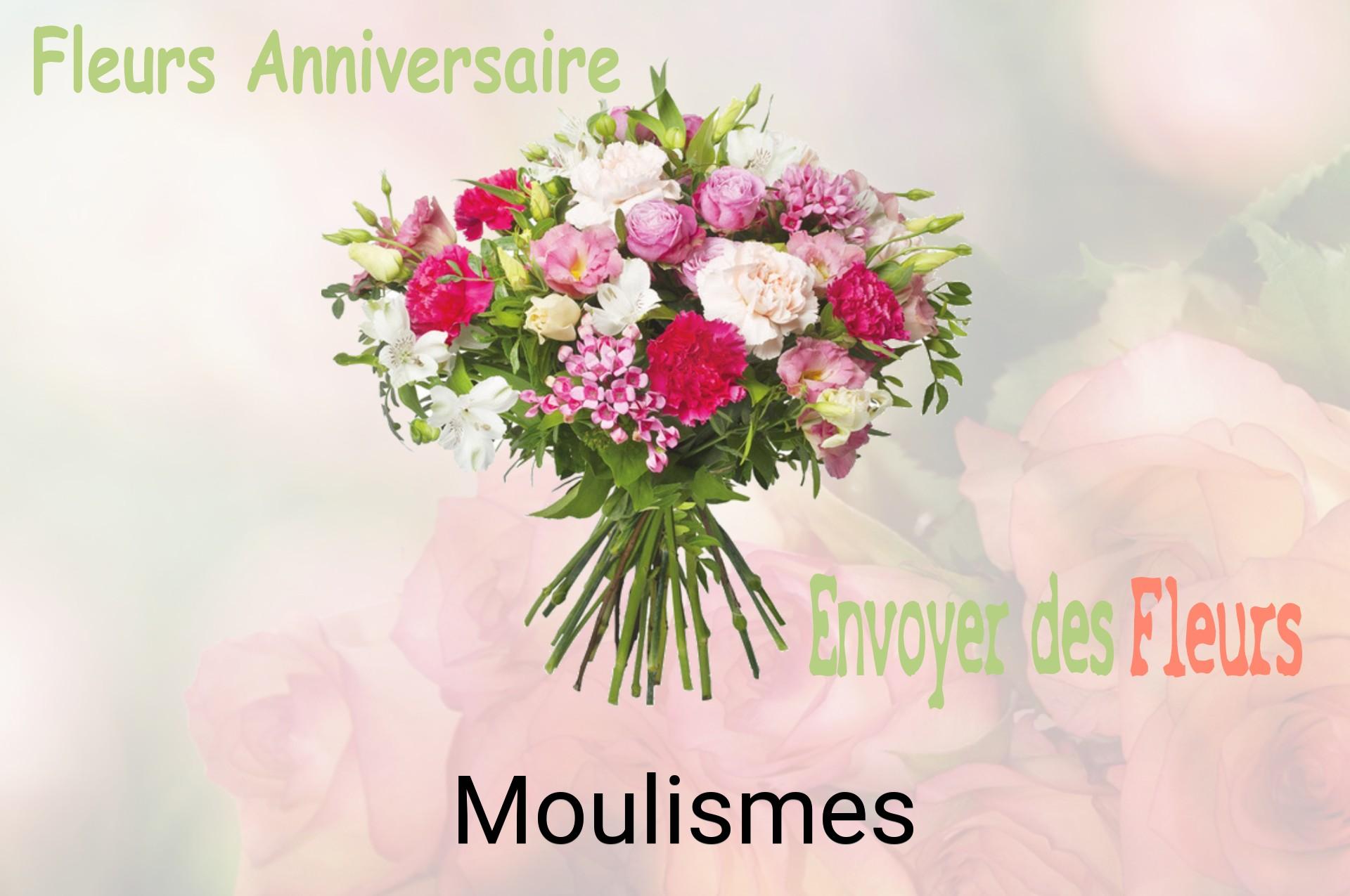 Bouquet de fleurs d’anniversaire livré à Moulismes