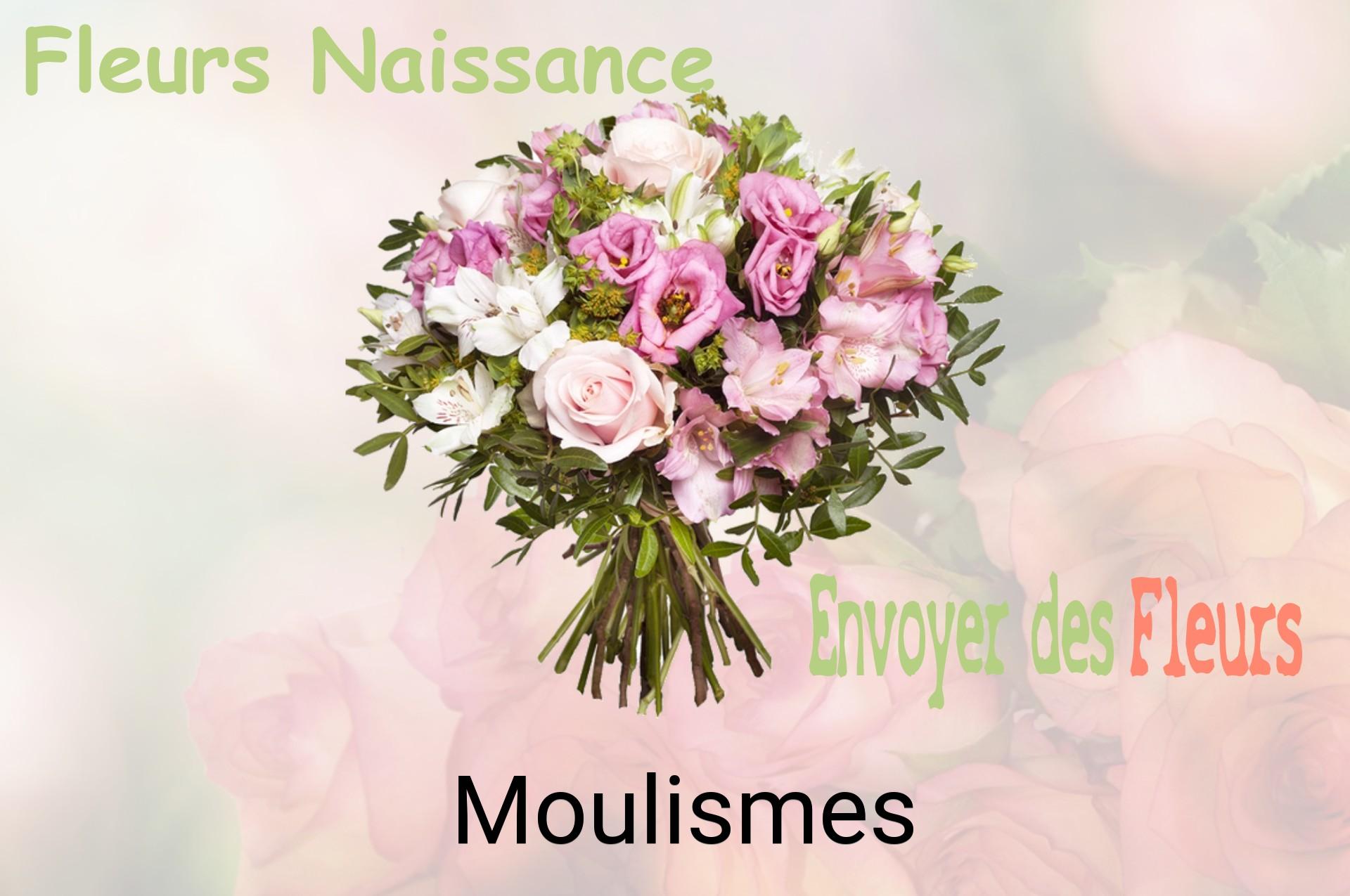Bouquet de fleurs de naissance livré à Moulismes